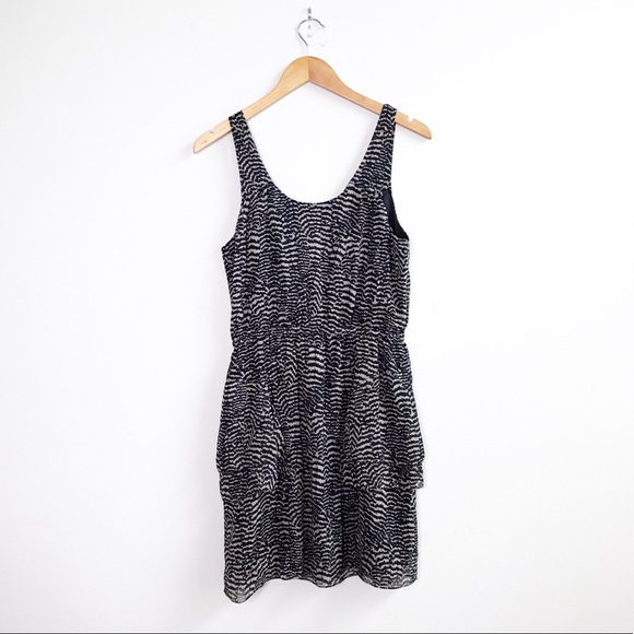 Madewell : Eliot Silk Animal Print Dress Size 4 - Picture 5 of 5